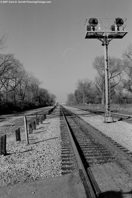 Rutherford Park with Metra Tracks 1